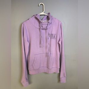 Victorias Secret Pink Cowl Neck Hoodie Lilac